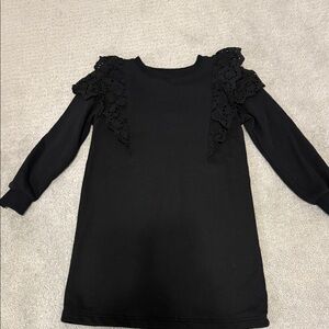 H&M Black sweater dress size 6